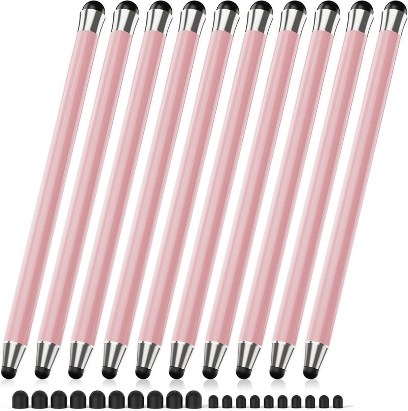 maylofi Stylus Pen for Touchscreen 10Pcs, 2-in-1 High Sensitivity & Precision Stylists pens, Stylus Pen for iPad/iPhone/Samsung/Android Tablets and Universal Capacitive Touch Screen (Pink) - Image 1